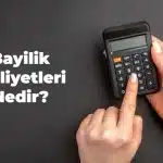 Bayilik Maliyetleri Nedir?